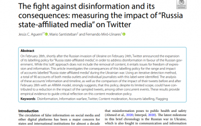 The fight against disinformation and its consequences: measuring the impact of “Russia state-affiliated media” on Twitter